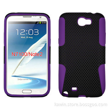 Mesh Combo 20-in-1 PC + Silicone Cover for Samsung Galaxy Note2
